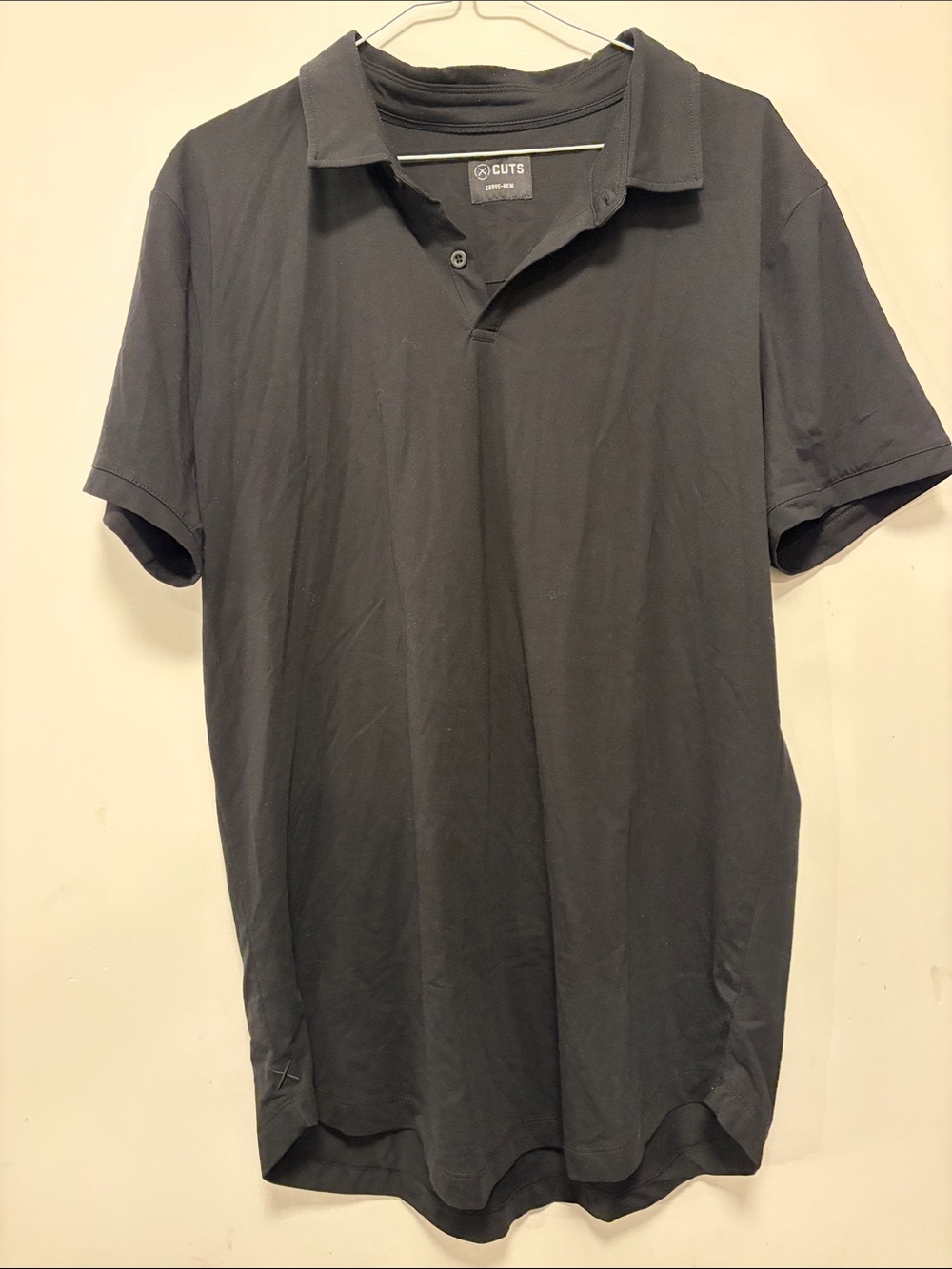 Cuts Clothing Black Men's Polo Shirt